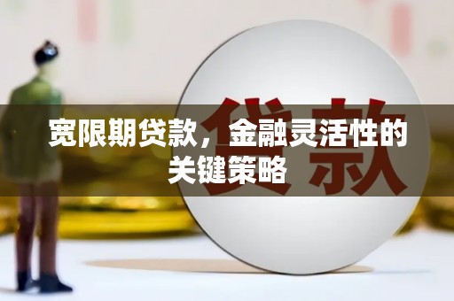 昆明宽限期贷款，金融灵活性的关键策略