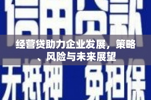 昆明经营贷助力企业发展，策略、风险与未来展望