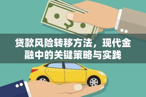 昆明贷款风险转移方法，现代金融中的关键策略与实践