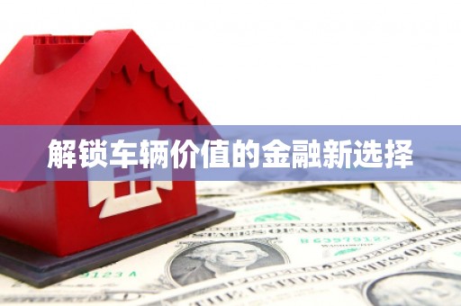 昆明解锁车辆价值的金融新选择