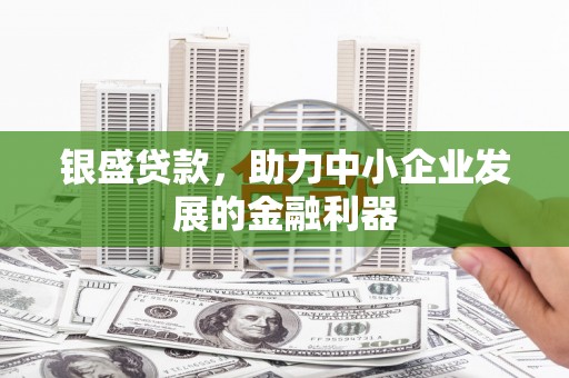 昆明银盛贷款，助力中小企业发展的金融利器