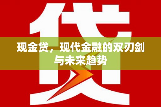 昆明现金贷，现代金融的双刃剑与未来趋势