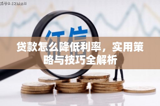 昆明贷款怎么降低利率，实用策略与技巧全解析