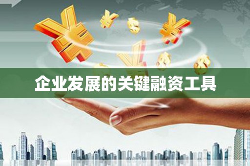 昆明企业发展的关键融资工具