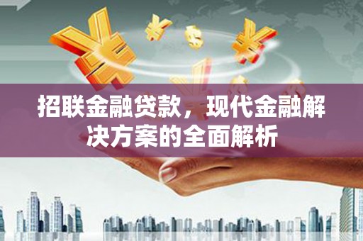 昆明招联金融贷款，现代金融解决方案的全面解析