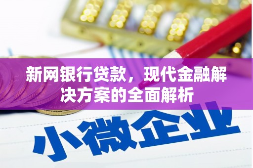 昆明新网银行贷款，现代金融解决方案的全面解析