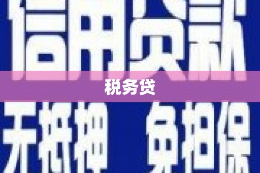 昆明税务贷