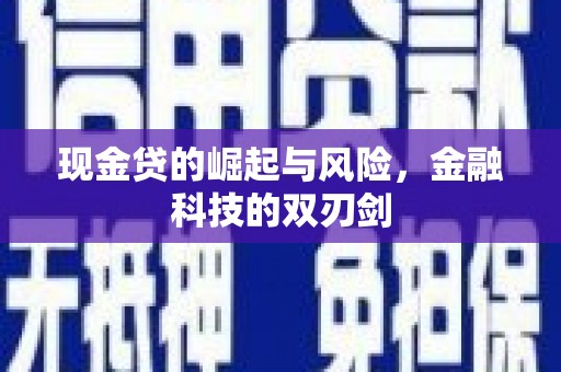 昆明现金贷的崛起与风险，金融科技的双刃剑