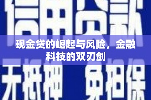 昆明现金贷的崛起与风险，金融科技的双刃剑