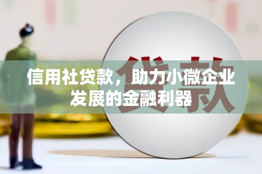 昆明信用社贷款，助力小微企业发展的金融利器