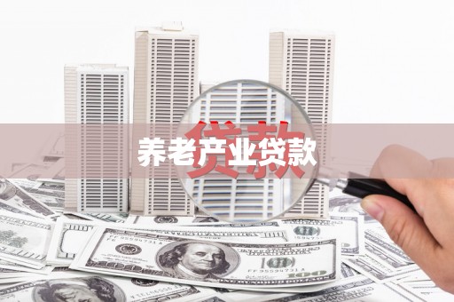 昆明养老产业贷款